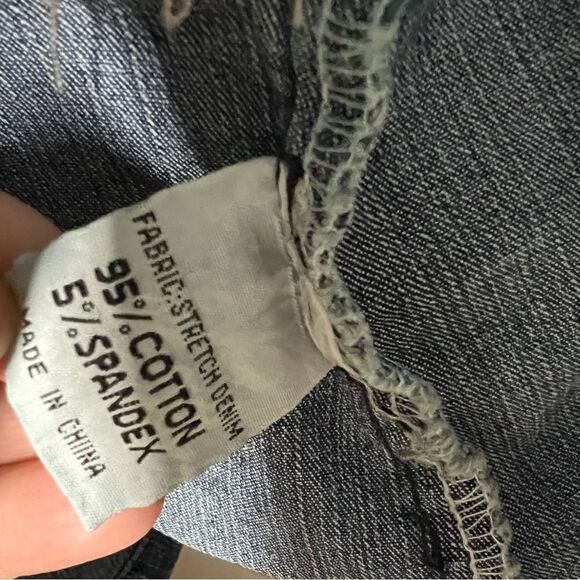 Vintage Italian designer Paola Santini denim jean jacket beaded detail size 6 - Picture 7 of 10